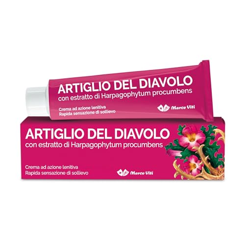 Artiglio del Diavolo - Crema, 100 ml, Lenitiva per Dolori Articolari e Muscolari, Sensazione di Sollievo, con Estratto di Artiglio del Diavolo, Senza Parabeni
