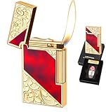 OLELY Soft Flame Lighter Butan Nachfüllbare Gasfeuerzeuge (Gas Nicht im Lieferumfang enthalten) Mit...