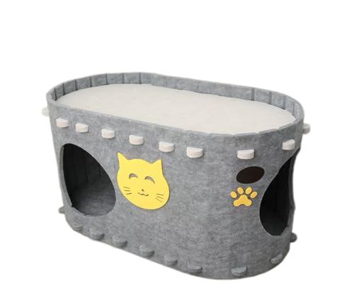 XINGTONG猫ハウスです 汚れに強くて つかまりに強いです 無臭です 換気をします 暖かくします 取り付けは簡単です トンネルです 毛接着器です