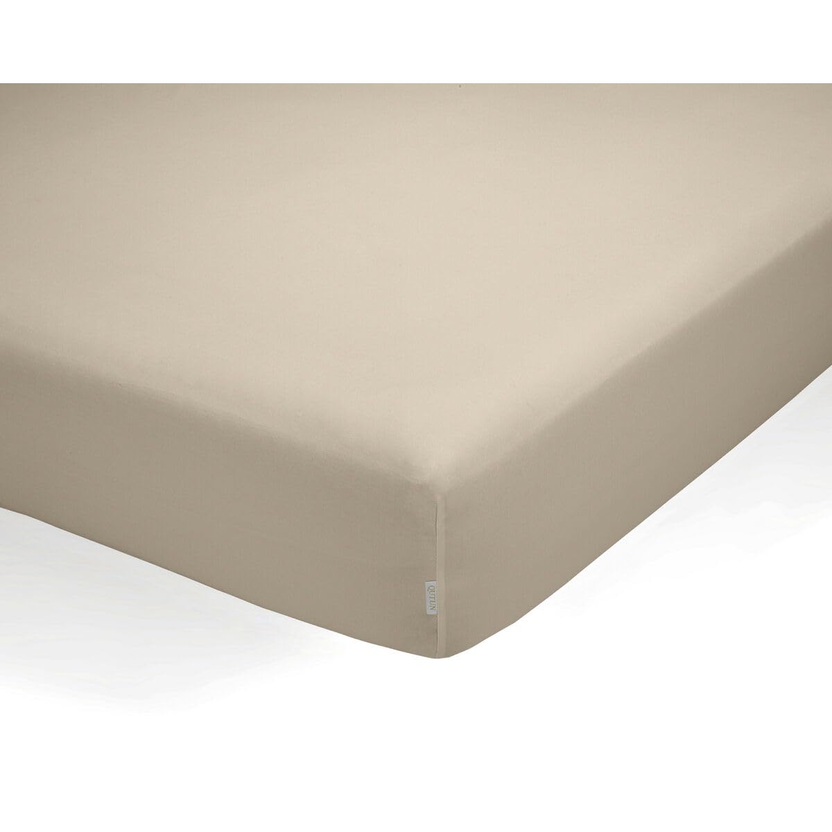 Alexandra House Living QUTUN Taupé Fitted Sheet 200 x 200 cm 200 x 1 x 200 cm