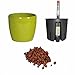 Produktbild Set4 Blumentopf Venus schilfgrün 13/12 Ø 16cm H 14cm+KT+WA+BT