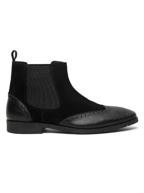 teakwood leathers Men Genuine Leather Chelsea Boots – Stylish, Durable & Comfortable Ankle Boots for Any Occasion – Formal, Casual Slip-On Shoes for Men-picture-21