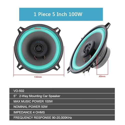 1 ԗpXs[J[ 4/5/6.5C` ԗhATuE[t@[ J[I[fBI yXeI tWg HiFi  ԗpXs[J[(5 inch 100W)