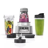 Ninja Foodi Smoothie Bowl Maker & Nutrient Extractor Blender, 1200WP Power, smartTORQUE, 4 Auto-iQ Presets, Stainless Steel, BPA-Free, Includes 14oz Bowl, 24oz Cup, Dishwasher Safe, Ice Crushing
