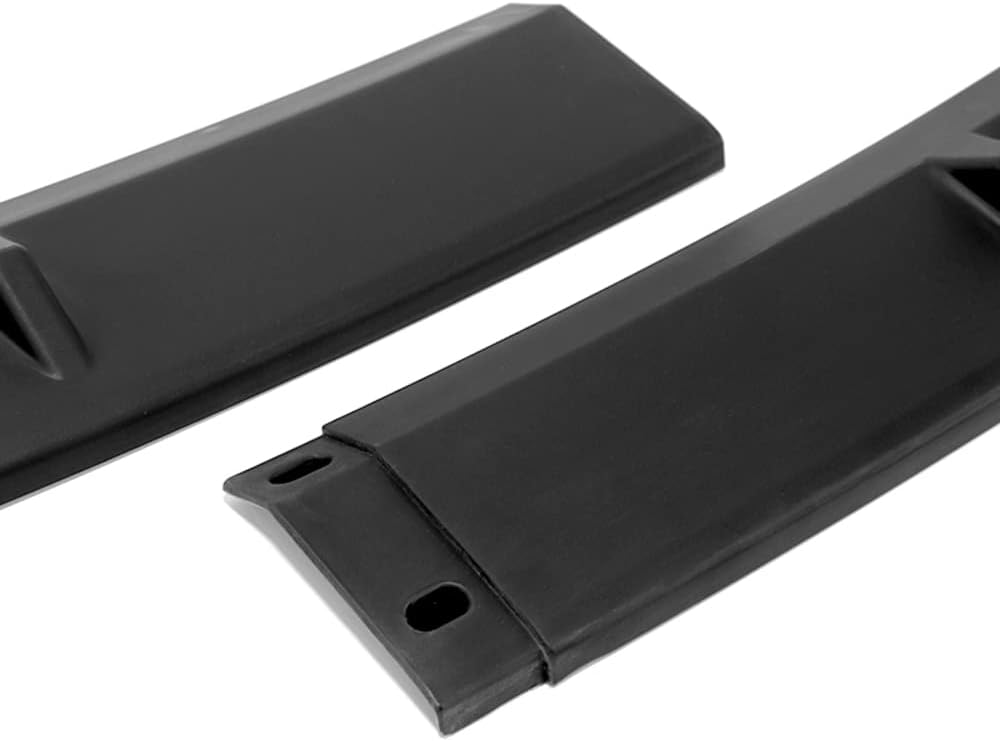 Q1-TECH, Front Bumper Lip fit for Compatible with 2021-2023 BMW 5-Series 530e 530i 540i 550i G30 M-Sport Bumper Only, Front Bumper Lip Spoiler Air Chin Body Kit Splitter, Unpainted Matt Black ABS