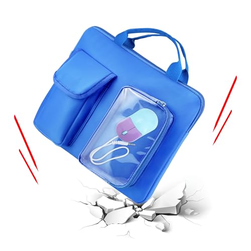 Image of Annmore Bag compatible with LEXiBOOK Educational and Bilingual Laptop, Blue