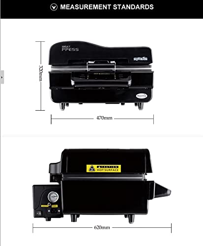 Máquina Termofijadora 3D Vacío Sublimación 2800W miniatura 5