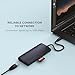 Satechi 8 in 1 USB C Hub Multiport Adapter V3, 8K HDMI, 100W Charging, 4 USB Data Ports, Ethernet, SD Card Reader, for Laptop, for Mac/Windows, MacBook Air/Pro M4, iPad - Midnight