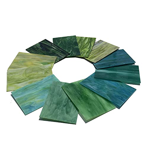 image for Unicoshape 12 Sheets Stained Glass Sheets Pack, 6