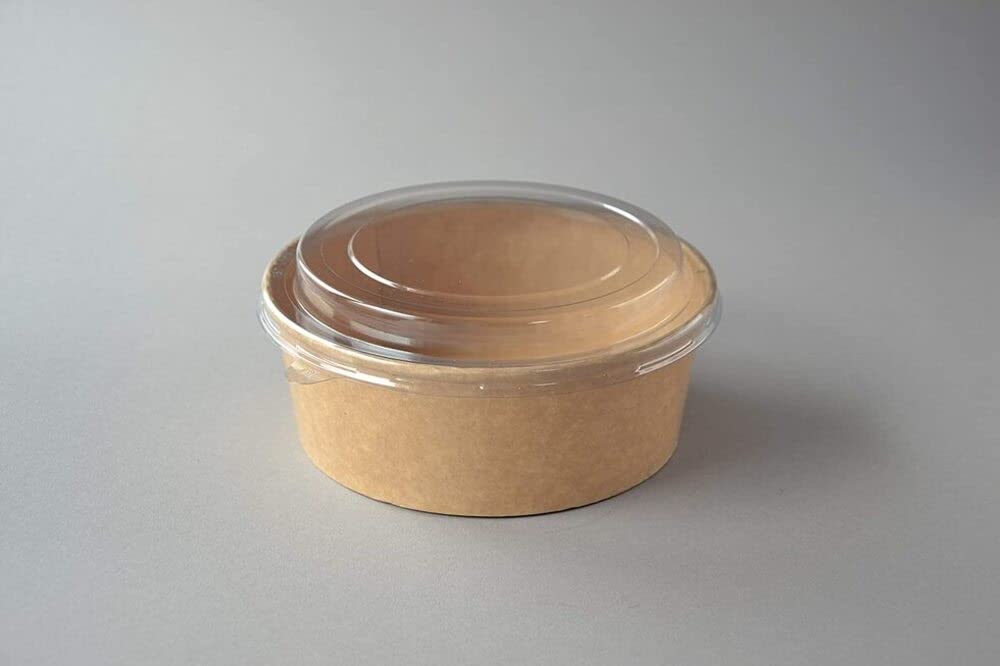 Salat Bowl 18,4 cm H: 7,0 cm 1300 ml braun mit Deckel Salat Bowl 18,4 cm H: 7,0 cm 1300 ml braun mit Deckel