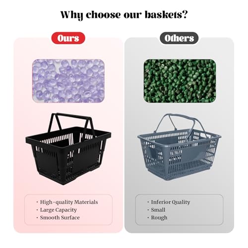 Dollate 167589-3 21L Black Shopping Baskets thumb #4