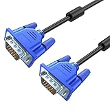vga cable repair Utilisation Simple et Plug & Play: Grâce à sa conception universelle, ce cordon VGA 1.8m ne nécessite aucun pilote ni configuration spécifique. Branchez simplement une extrémité du câble PC VGA à votre ordinateur et l’autre à votre écran ou projecteur pour établir une connexion stable et rapide. Idéal pour les professionnels, étudiants ou gamers cherchant un câble fiable et pratique