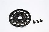 Axial SCX10 & Wraith Upgrade Parts Steel #45 Spur Gear 48 Pitch 87T - 1Pc Set Black