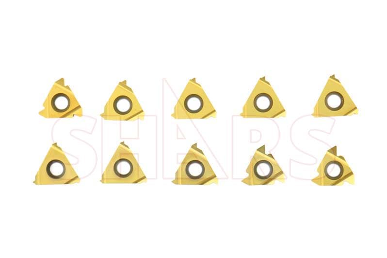 Shars 10 PCS External 16ER Carbide Threading Insert Set 8UN 16UN 24UN A60 G60 404-2287 !