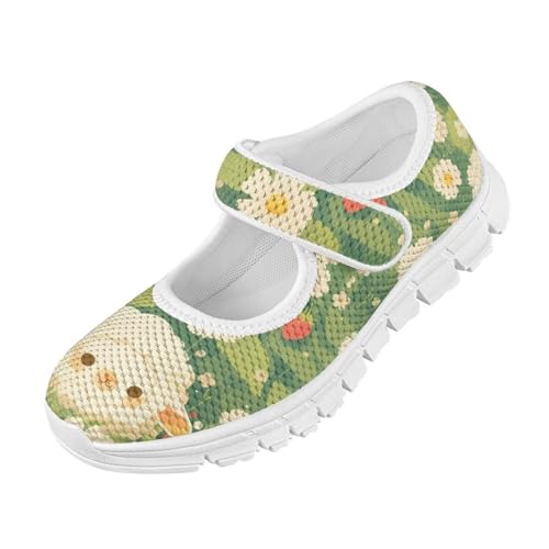 Cartoon Children's Single Buckle Casual Shoes Girls Slip On Outdoor Shoes Breathable Waking Shoes Lightweight Travel Shoes for Little Kids SizeUS 11-15