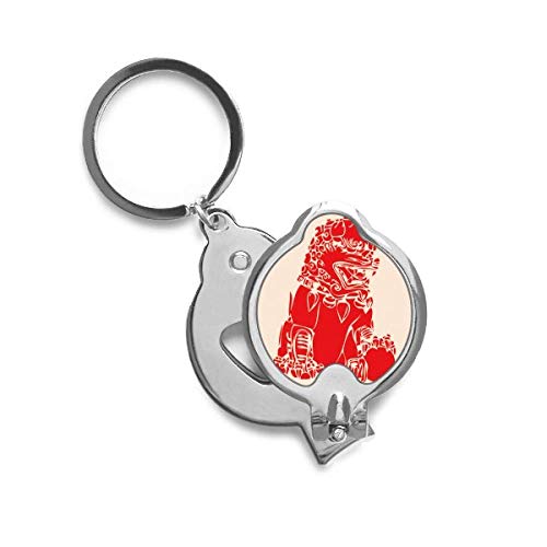Coupe-ongles de Chine avec lion rouge patriotique pour coupe précise
