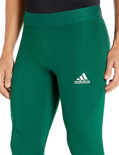 Image of adidas Men's Mid Rise Alphaskin Long Slim Fit Tight Training Pants