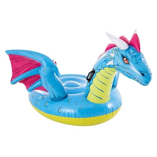Intex Intex-57563Np Ride On Dragon 201X191 Cm 3 Años, Multicolor, 3.Pequeño (57563Np)