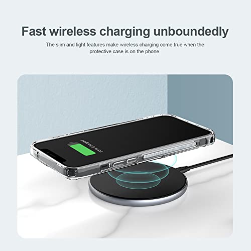Coque TPU Magnetic pour iPhone 14 Pro Blanc compatible induction