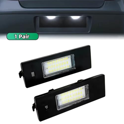 Luces de matrícula de coche para BMW E87 y E81 luz LED sin error canbus 7