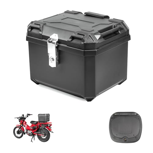 HI-LINE バイク リアボックス 45L 大容量 モノコック型 トップケース ABS 軽量...