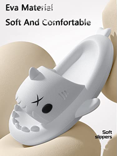 Zureto Pirate Shark Slides, Original Cloudy Shark Slippers Sandals, Summer Anti-Slip Open Toe Beach Slippers3