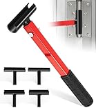 4-in-1 Door Hinge Adjustment Tool Kit | Hinge Gap Adjustment Wrench Set | Heavy Duty Steel | Rubber Grip | Fix Misaligned Doors & Cabinets | Residential & Commercial Use (14mm-25mm)