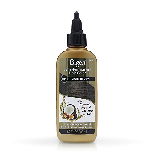 Bigen Semi-Permanent Haircolor #Lb4 Light Brown 3 Ounce (88ml) (3 Pack)