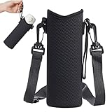 Funda isotérmica para botella de agua, portabotellas portátil, funda de protección, diseño ligero y resistente a los arañazos, ideal para acampar, viajar, gimnasio, senderismo