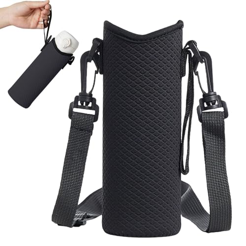 Funda isotérmica para botella de agua, portabotellas portátil, funda de protección, diseño ligero y resistente a los arañazos, ideal para acampar, viajar, gimnasio, senderismo