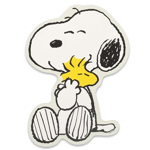Image of Peanuts Snoopy and Woodstock Hug Wood Wall Decor - Fun Snoopy Wall Art for Kids' Bedroom or Play Room