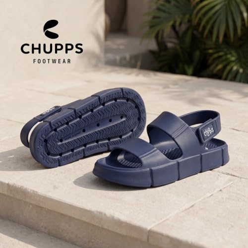 CHUPPS Men's Chunky Sandals Blue - Image 3