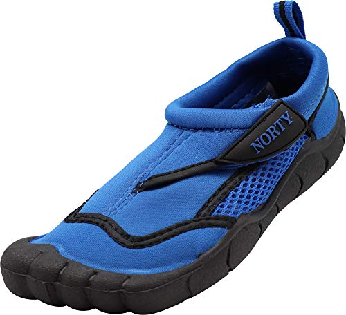 Image of NORTY Water Shoes for Boys and Girls - Swim Socks for Beach, Boat, and Pool - Skeletoe Barefoot Design - Cruise Ship Essentials for Kids - Hiking and Camping Footwear