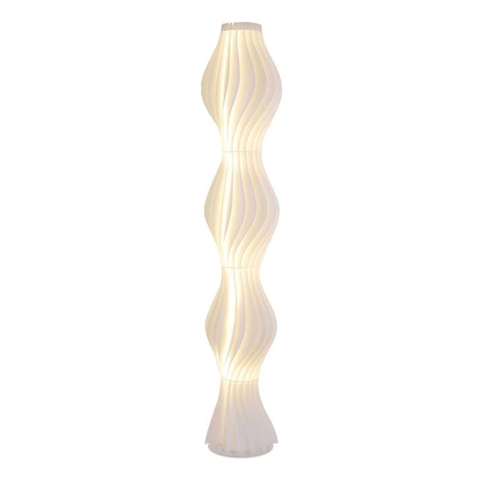 Hsioluted 19 Leaves Modern Led Floor Light Standing Lamp Efficient Heat Dissipation Grass Skirt Floor Light For Reading Or Relaxing Standing Lamp