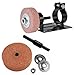 TorSor 2 Pack 3'' Rotary Grinding Stone Mounted Stone Grinding Wheels with 10mm 3/8-Inch Shank 70mm Diameter Abrasive Stones for Bench Grinder Rotary Tools Drill Mini Belt Sander Blade Sharpener