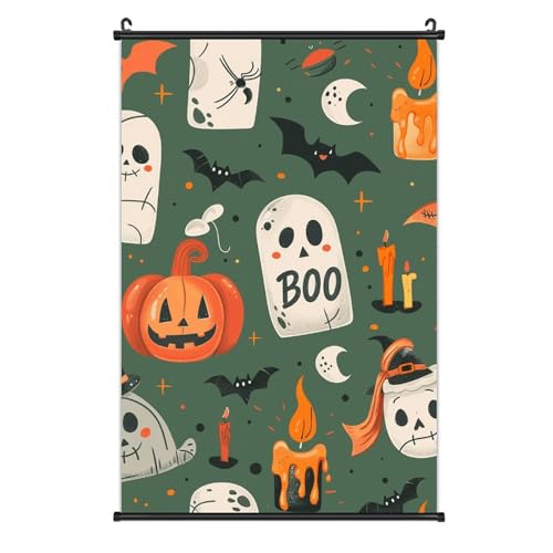 Póster de calaveras góticas en lienzo artístico de alta definición para el hogar