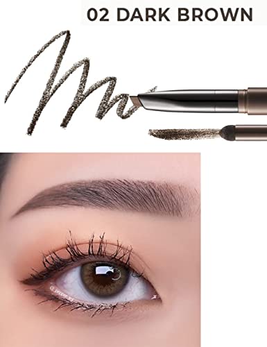 Self Beauty GEB201 Selfbeauty 3-In-1 Multi-Tasking Eyebrow Pencil Definer + Fill Powder + Spoolie Brush thumb #3