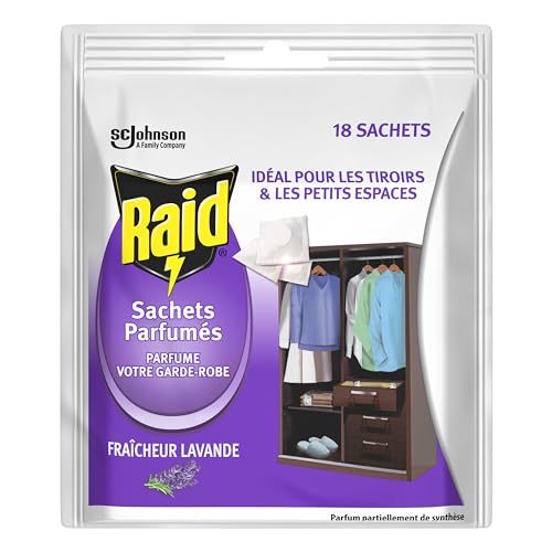 Raid Sachets Parfumés Lavande x18
