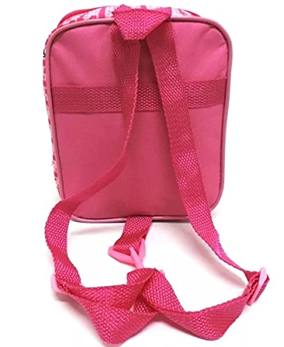 Kit Mochila Infantil Lol Rosa Escolar Brilhos Rodinhas G F5