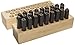 Young Bros 06273 27 Piece Heavy Duty Stamp Letter Set, Steel, 1/4" Character Size