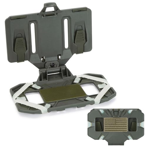 AGPTEK Universal Molle Tactical Phone Holder - Chest Mount for Tactical Vests and Plate Carriers, Phone Mount Fits 4.7