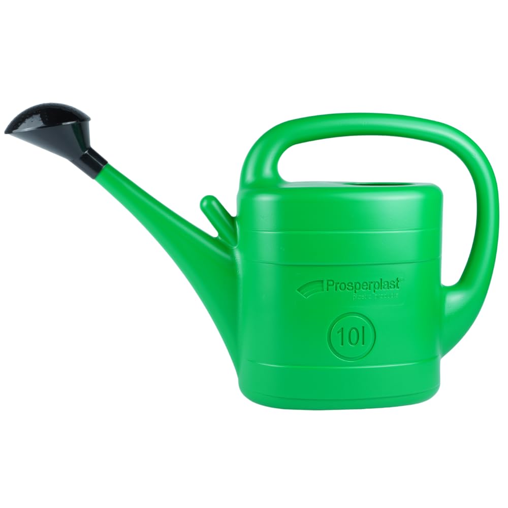 Gießkanne Grün 2L / 3L / 5L / 8L / 10L / 14L – Kunststoff Gartengießkanne mit Brause, Blumengießkanne für Garten & Zimmerpflanzen, Bewässerung, Leicht & UV-beständig (10 Liter)