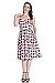 Hell Bunny Harlequin Checker & Rose Print 1950’s Retro Inspired Sleeveless Swing Dress (3X)