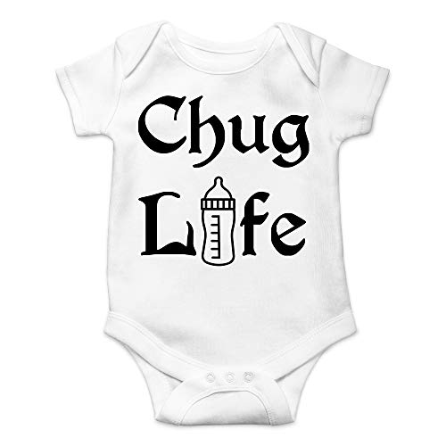 Image of CBTwear Chug Life - Baby Clothes - Funny Newborn Bodysuit Outfits for Infants