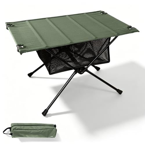 Table de camping pliable en aluminium réglable avec son sac - 2