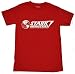Iron Man Stark Industries T-shirt (XXL, Red)
