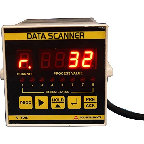 8 Channel Data Logger with 21CFR Software for Pharmaceutical Industries, Freezers, Cold Chains, Autoclaves, Chemical Industry Alongwith Factory Calibration Certificate Model: AI-800S