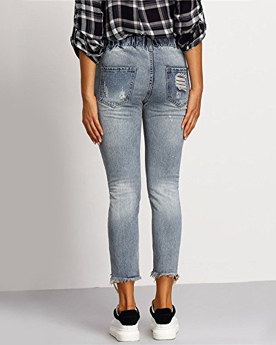 ZhuiKun Donna Strappati Boyfriend a Vita Alta