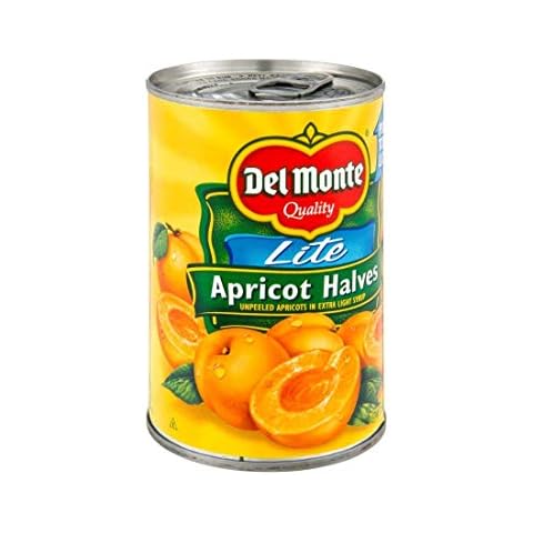 DEL MONTE Lite Apricot Halves in Extra Light Syrup, Canned Fruit Cover