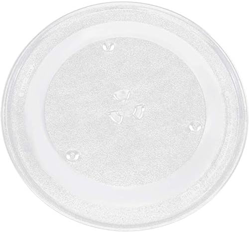 12.5" Microwave Glass Turntable Tray Glass Plate by Beaquicy - Replacement for GE Kenmore Samsung Hotpoint Microwave - 12 1/2" Plate - Replaces WB39X10003 WB39X10002 WB48X10005 WB49X10069
